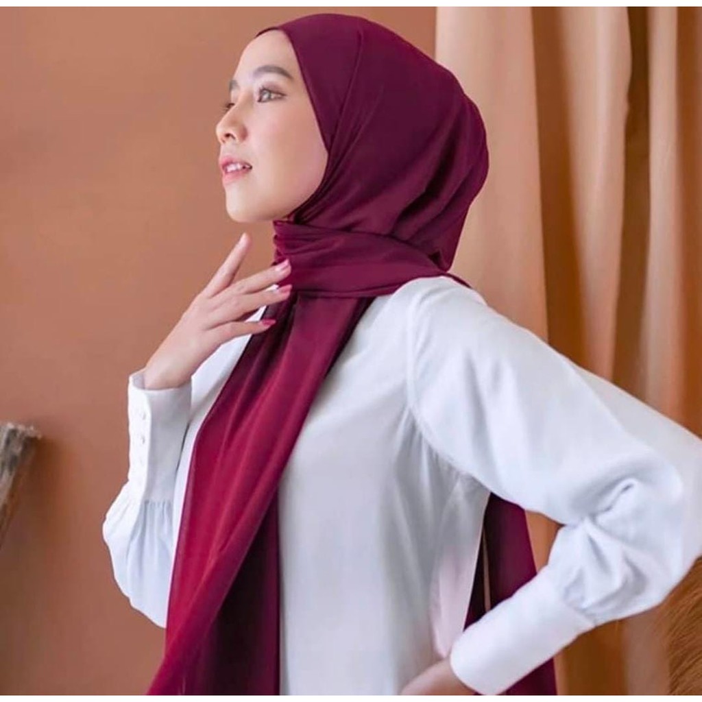 Pashmina Sabyan Diamon Termurah Jilbab Pashmina Diamon Crepe Ultimate 55 warna
