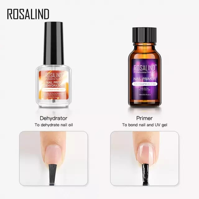 ROSALIND Nail Dehydrator untuk Gel UV LED / Kutek / Cat Kuku / Perawatan Kuku