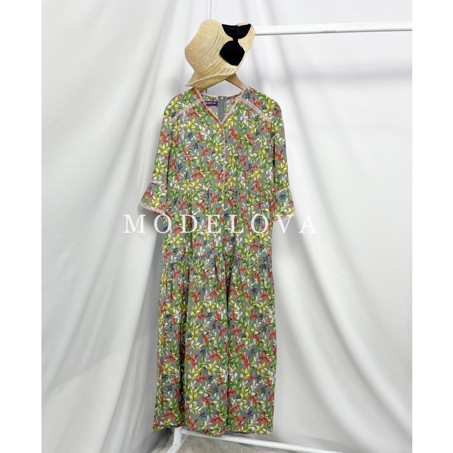 MDLV ~ 12342# Georgina Floral Dress Dress Maxi Long Dress Fashion Import