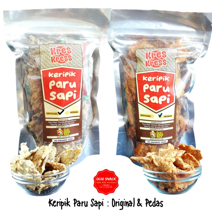 

MURAH KERIPIK PARU SAPI RENYAH ASLI SOLO - Original