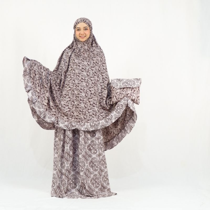 mukena dewasa mukena batik premium mukena terbaru motif jumbo