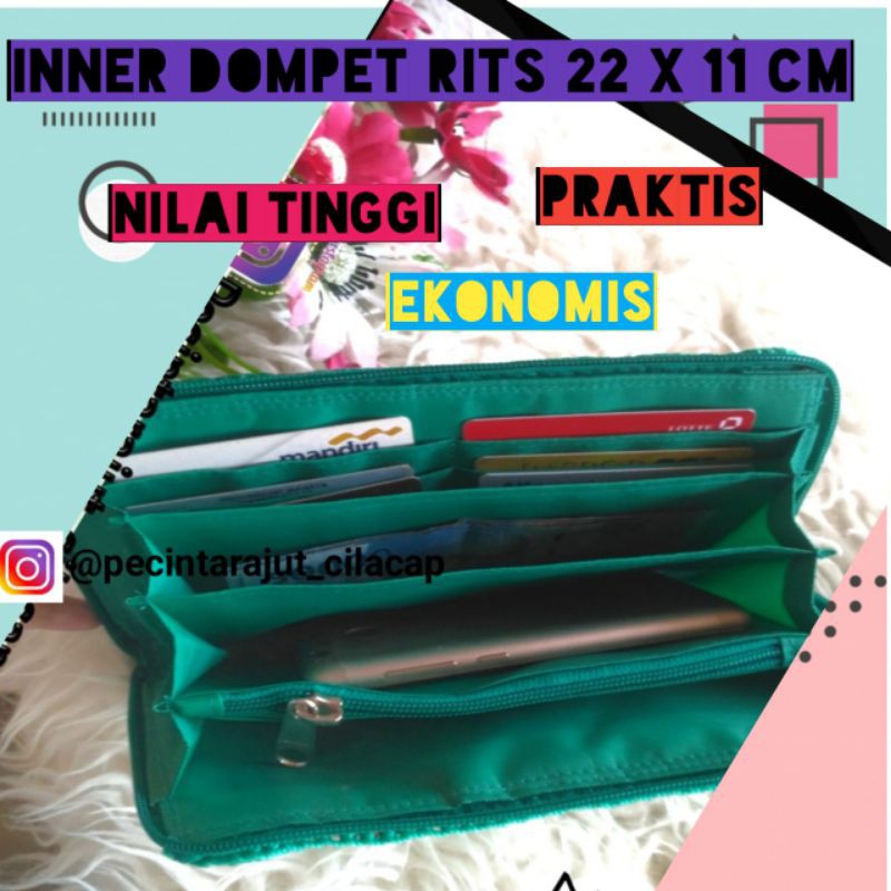 INNER DOMPET RAJUT DALEMAN DOMPET DALEMAN TAS TALIKUR MACRAM