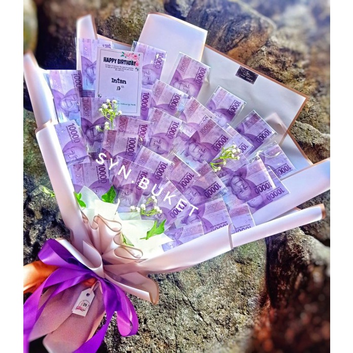 buket uang 10rb an bouquet uang money 10000