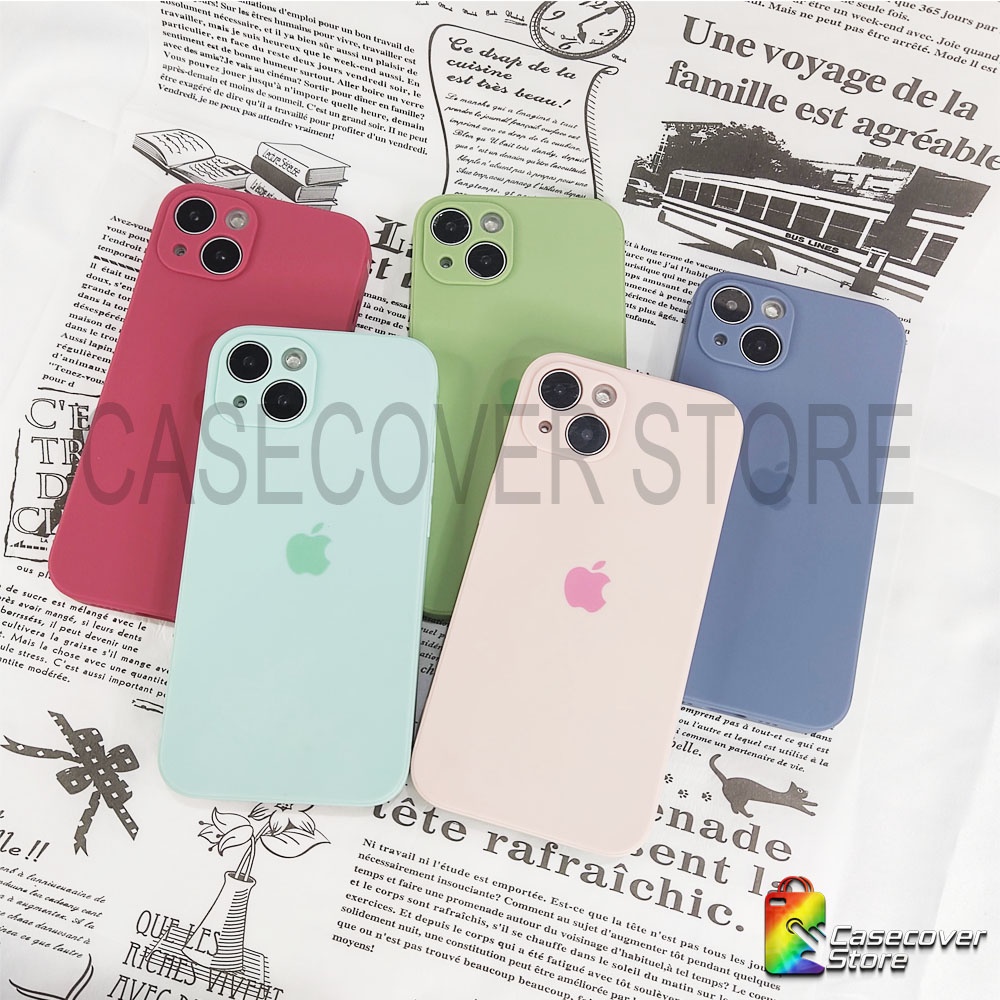 SQUARE EDGE SOFT CASE (1) iPhone 6/6S 6+ 7 8 7+ 8+ X XS XS MAX 13 11 12 Mini Pro Promax