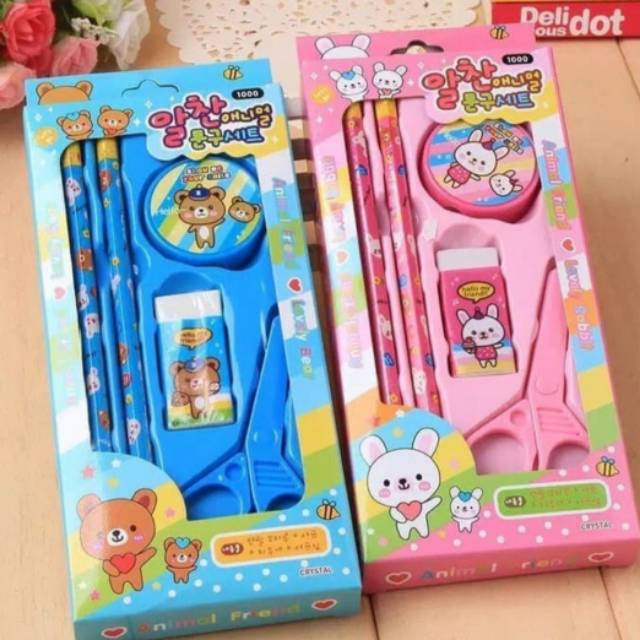 

Paket alat tulis set gunting mini/souvenir ulang tahun anak