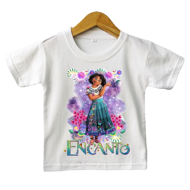 Baju Kaos anak perempuan ENCANTO putih