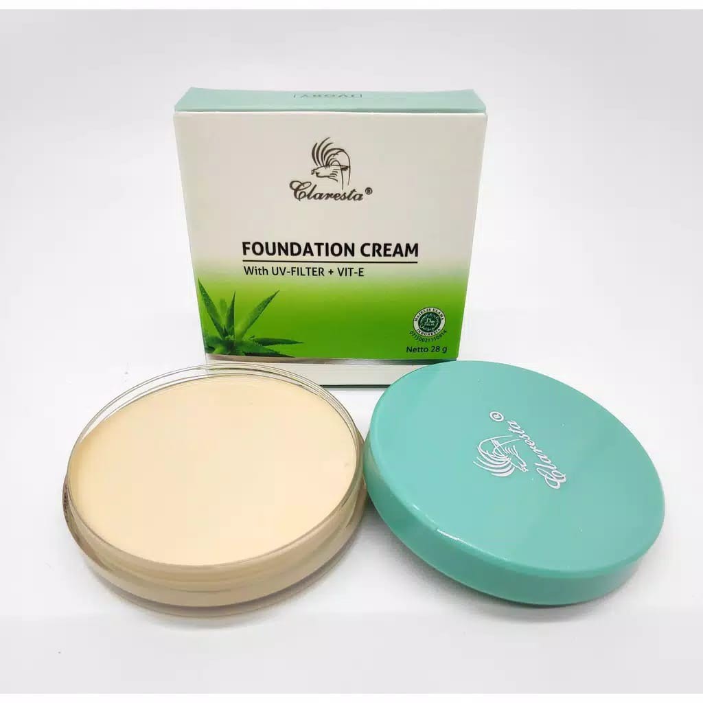 Claresta Foundation Cream With UV-FILTER+VIT-E 28gr ~ Original 100%