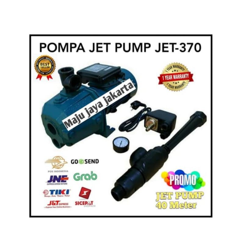 POMPA AIR JET PUMP-370 40METER DABAVON NASIONAL SNI BERGARANSI