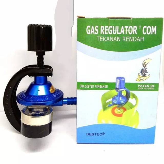 Regulator gas Destec meter pengaman regulator tabung gas putar kompor gas
