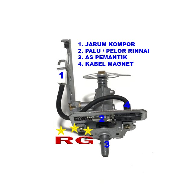 AS PEMANTIK KOMPOR GAS MODEL RINNAI IGNITION GAS VALVE