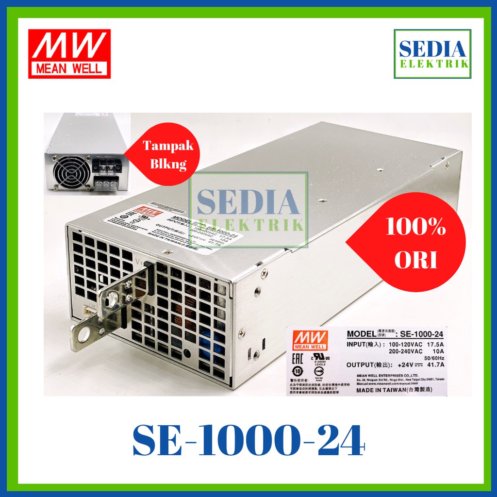 POWER SUPPLY MEAN WELL SE-1000-24 SE 1000 24 SE100024 RSP-1000-24