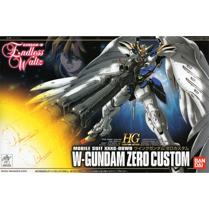 HG HGAC BANDAI WING GUNDAM ZERO CUSTOM