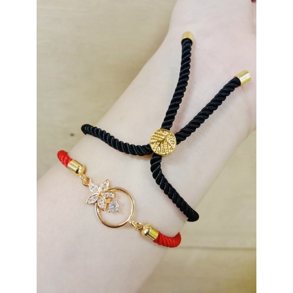 gelang tali serut pwrhiasan lapis emas //gelang tali