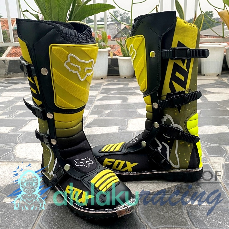 Sepatu Trail Fullprint MX Motocross Grasstrack with Plate Protectors - 007