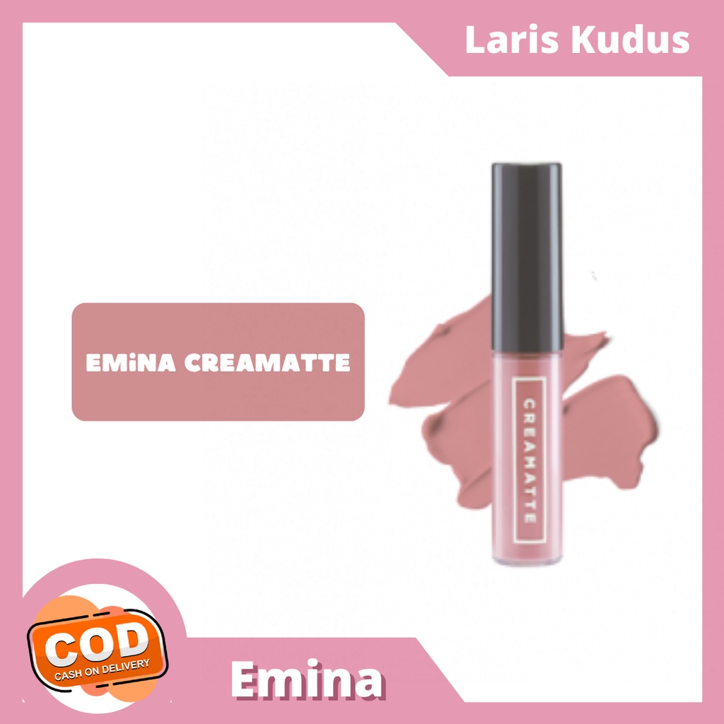 Emina Creamatte 5.5 gr/Emina Lipcream/Emina Lipstik/Emina Lip Matte/Emina Lipcream Waterproof/Emina 