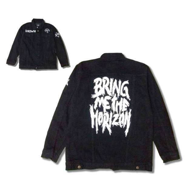 JAKET DENIM ORIGINAL PAITING OURHOP BMTH