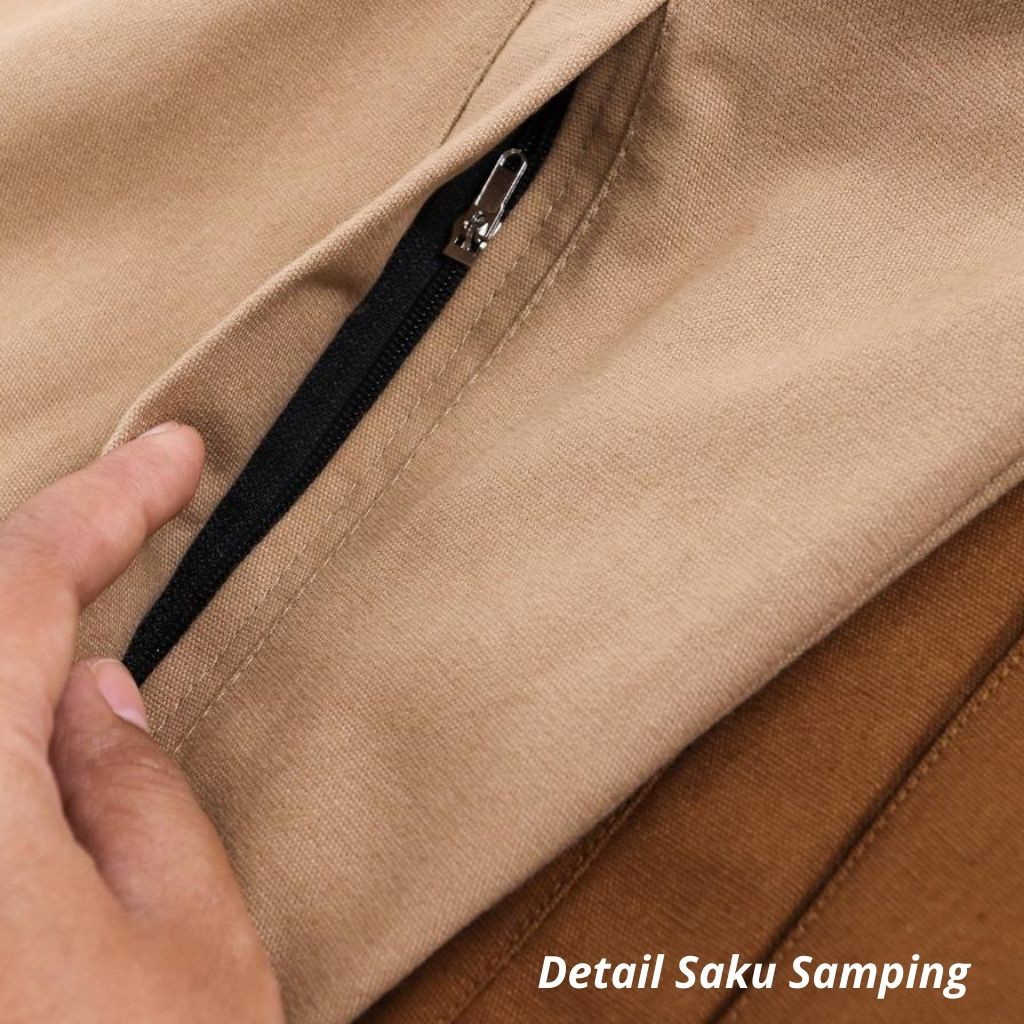 Bomber Jaket Polos Baseball Varsity Pria Wanita Anti Air Size L XL-1