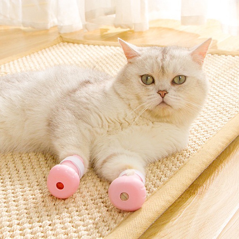 4pcs Sepatu Mandi Bahan Silikon Lembut Adjustable