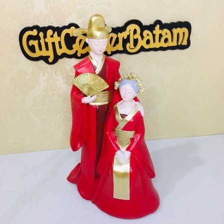 UNIK#CHW Pajangan Patung Pengantin / Chinese Wedding Decorations / Pajangan Couple Wedding