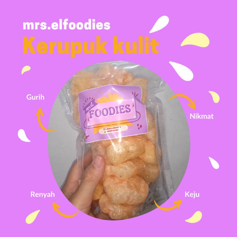 

Kerupuk kulit/Dorokdok Keju