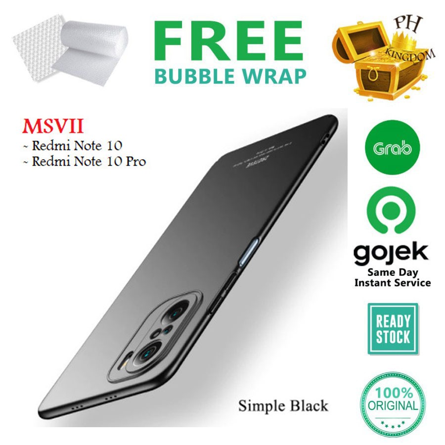 MSVII Xiaomi Redmi Note 10 / Redmi Note 10 Pro - Ultra Slim Matte Case