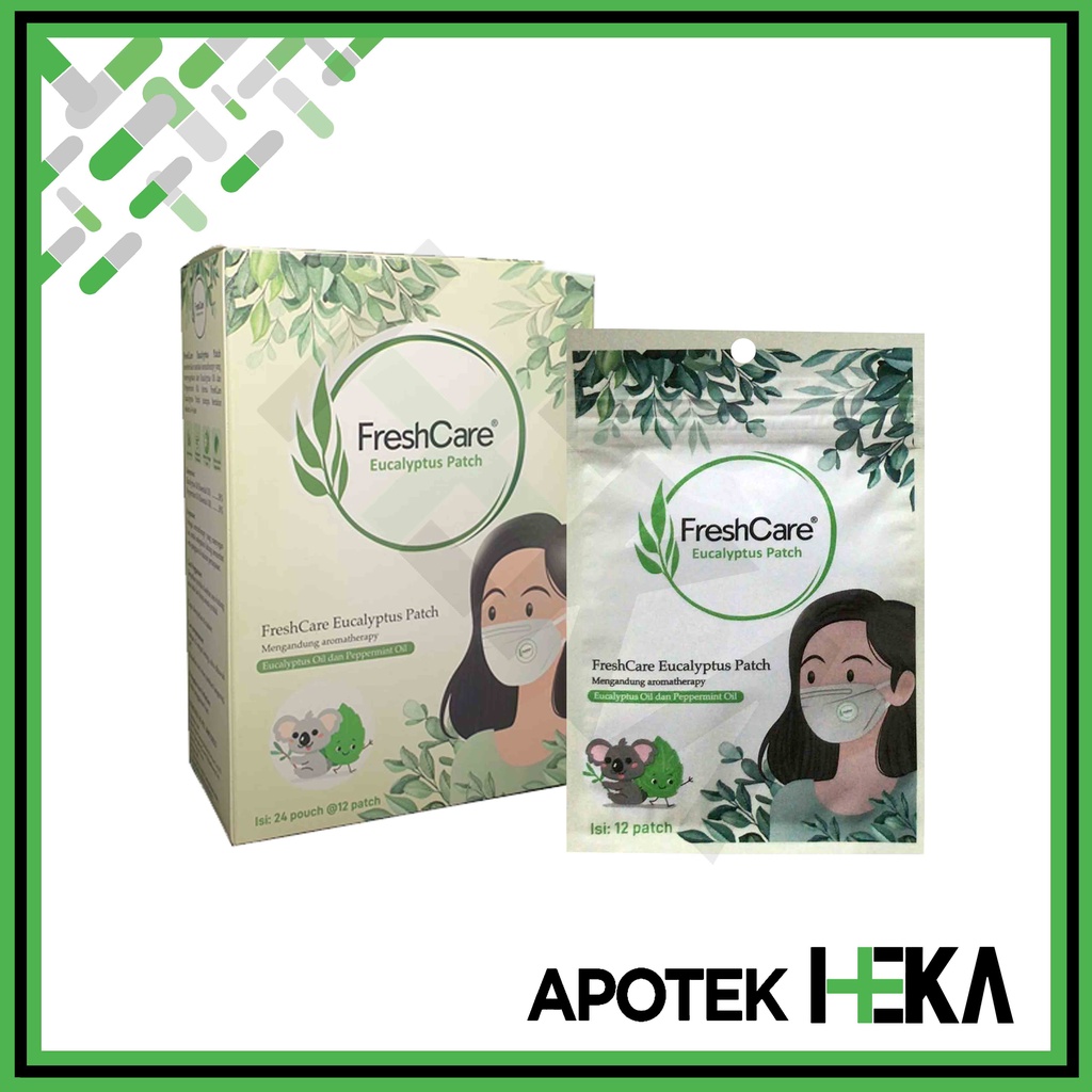 Freshcare Eucalyptus Patch Sachet isi 12 - Aromaterapi Tempel Masker (SEMARANG)