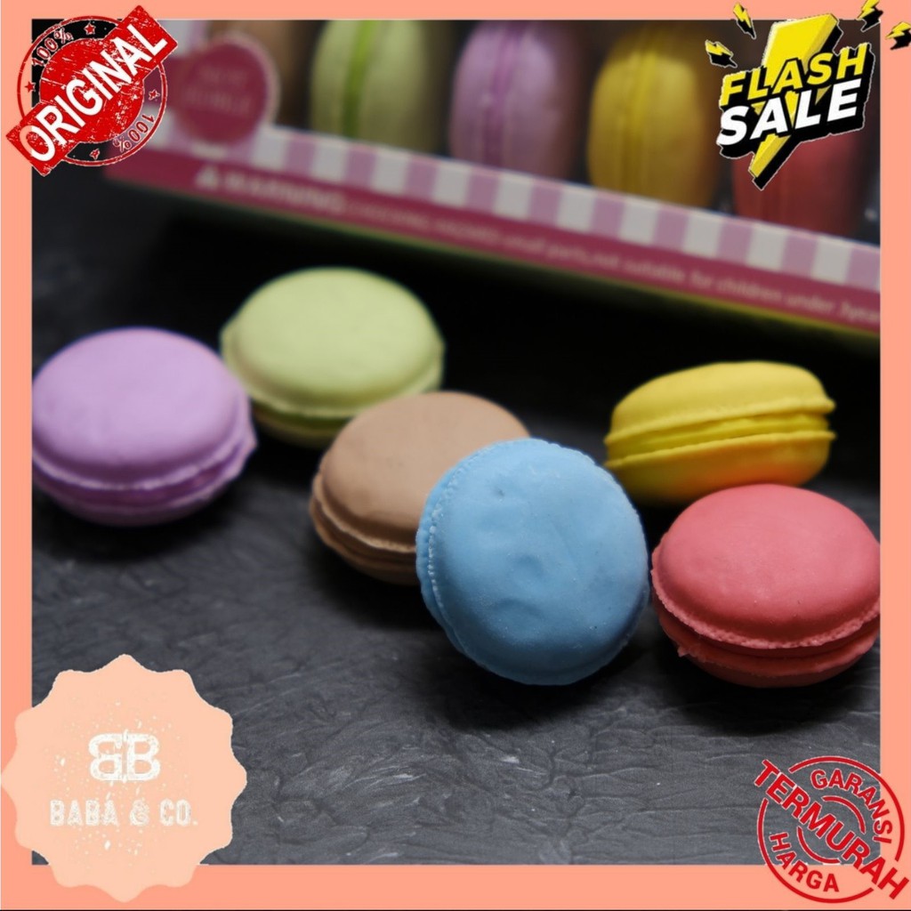 

PENGHAPUS LUCU PENGHAPUS MACARON 1 KOTAK ISI 6 PCS ERASER PENGHAPUS PENSIL UNIK BENTUK MAKARON