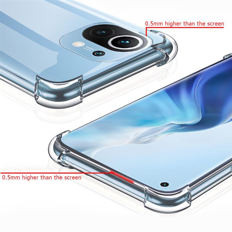 Soft Case Silikon Xiaomi Mi 11 Xiaomi 11 Lite Xiaomi 11 ultra Bening Transparant Airbag Anti Crack Tebal