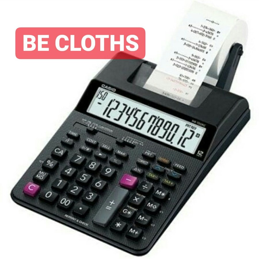 

Casio HR 100RC Calculator Printing Struk Kasir 12 Digits Casio HR100 RC ORIGINAL GARANSI RESMI Casio Printing Struk Kasir HR 100