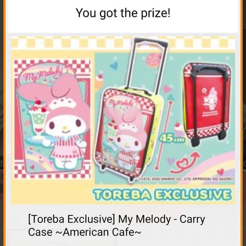 travel bag my melody