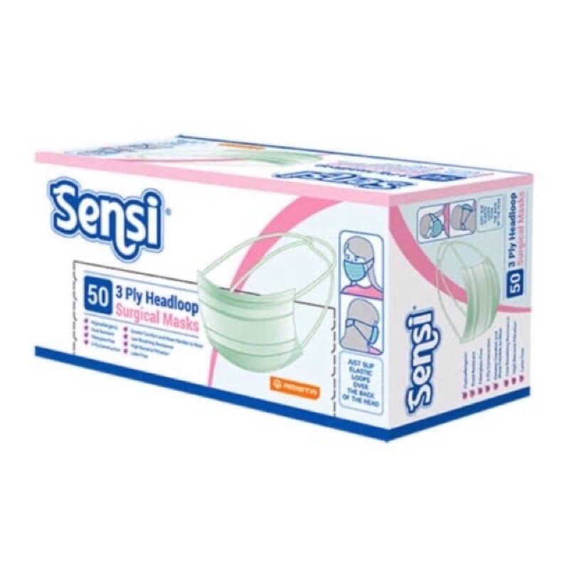 Masker Headloop Sensi/Masker Jilbab sensi/Masker Hijab