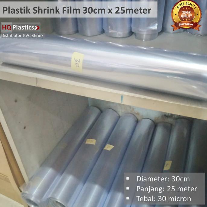 

+++++] Plastik Segel 30cm x 25Meter (Shrink Film/Plastik Shrink/Heat Shrink)