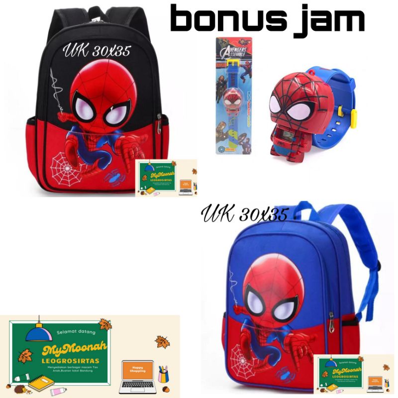 Tas Ransel Anak / Tas Anak Laki-laki SD TK / Tas Anak Sekolah Laki-laki /karakter Spiderman