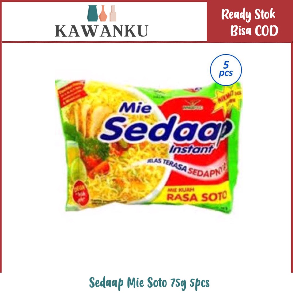 

Sedaap Mie Soto 75g 5pcs
