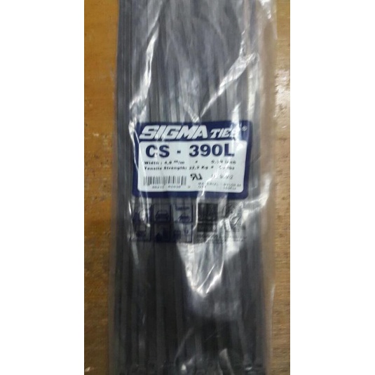 

Kabel Ties / Kabel Tis Ukuran 39Cm Cs - 390L Sigma Warna Hitam Terlaris