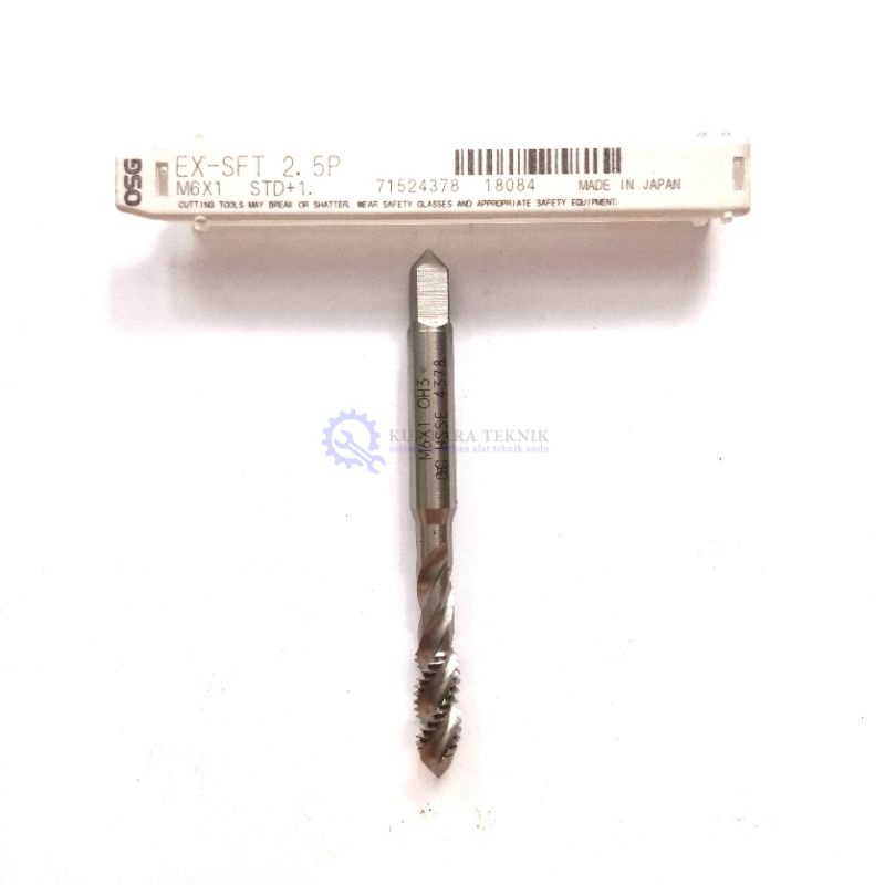 HAND TAP SPIRAL M6 x 1 TAP MESIN M6 x 1 OH3 HSSE OSG JAPAN