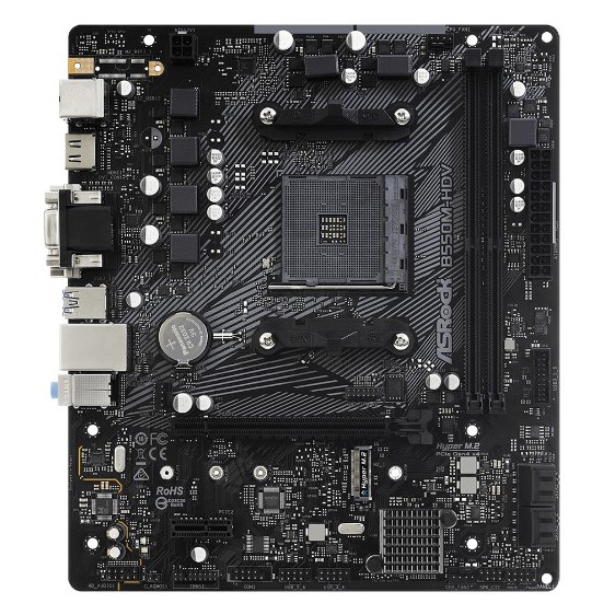 ASRock B550M-HDV (AM4, AMD Promontory B550, DDR4, USB3.2, SATA3)