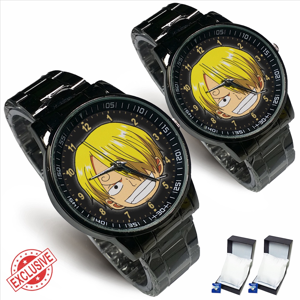 Jam Tangan Rantai Couple ONE PIECE MOTIF 1 (Special)