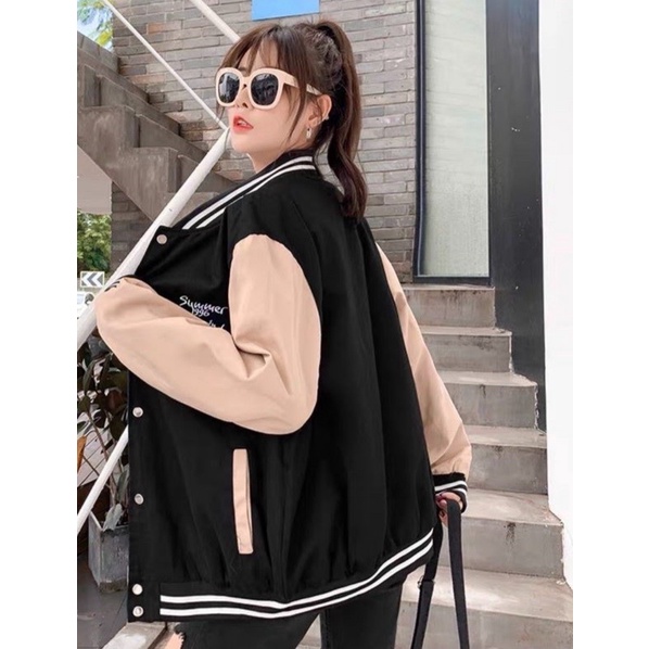 SUMMER 199X 2XL 3XL Jacket Baseball Varcity Oversize | Outerwear Pria Wanita Fashion Terkini Korean Style