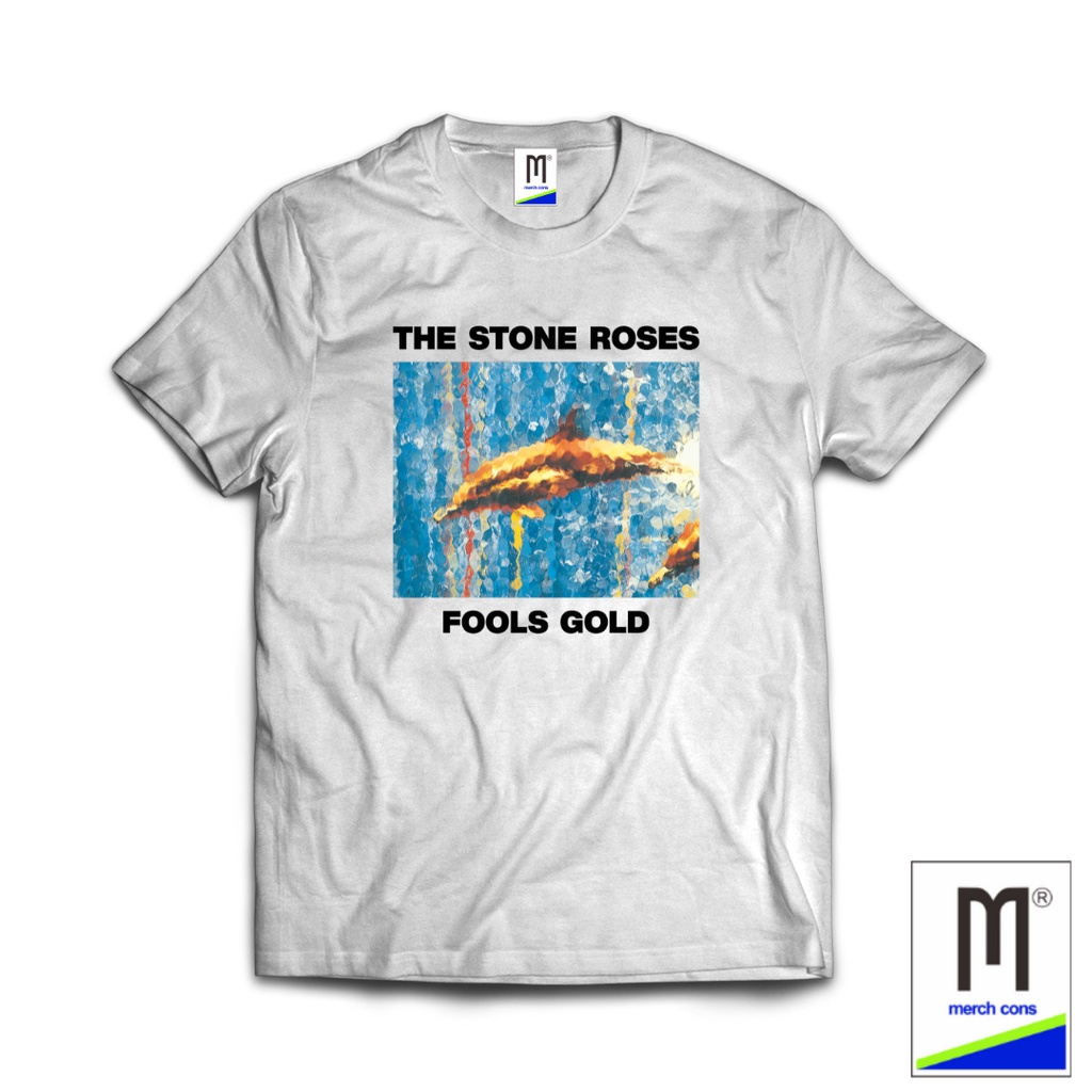 TSHIRT MARCHANDISE BAND THE STONE ROSES PUTIH