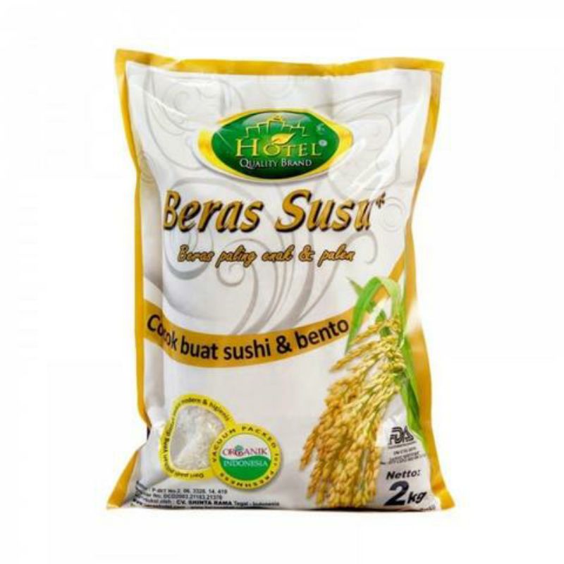 

Hotel beras susu organik