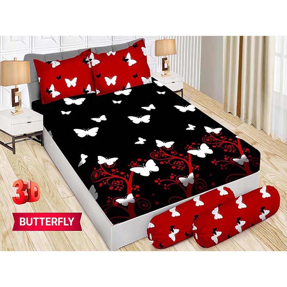 Sprei Bonita King 180x200 cm Motif Butterfly