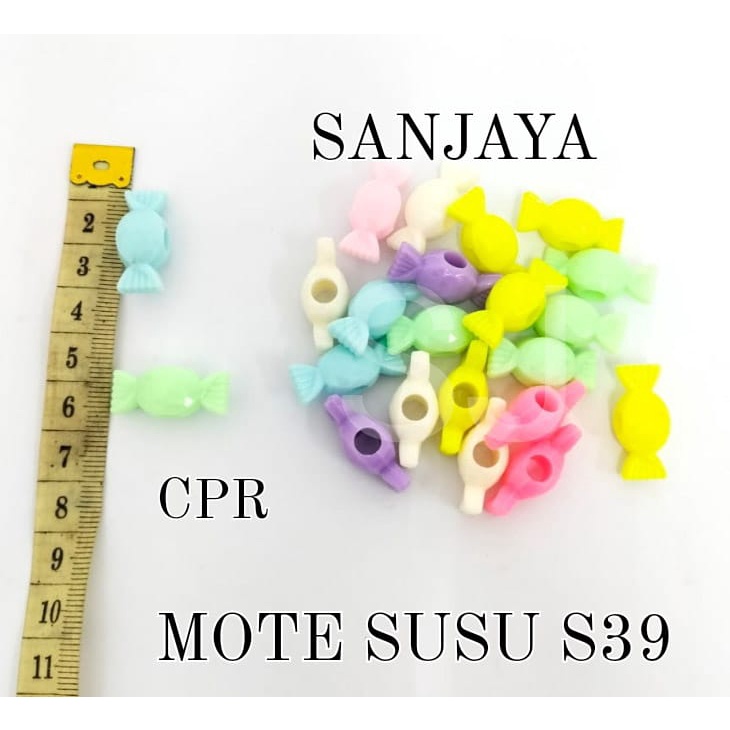 MOTE SUSU / MANIK SUSU / MANIK PASTEL / MOTE DOFF BAHAN AKRILIK UNTUK KERAJINAN DIY / MOTE SUSU MOTIF / MOTE SUSU ANEKA BENTUK / MOTE SUSU S01-S41 CPR