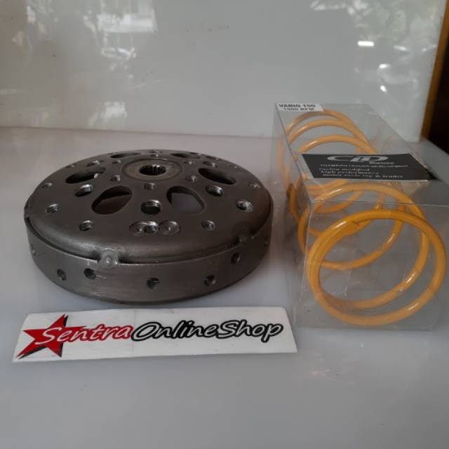 mangkok ganda vario 125. vario 150 anti gredek paket per cvt vario 150 1500 rpm