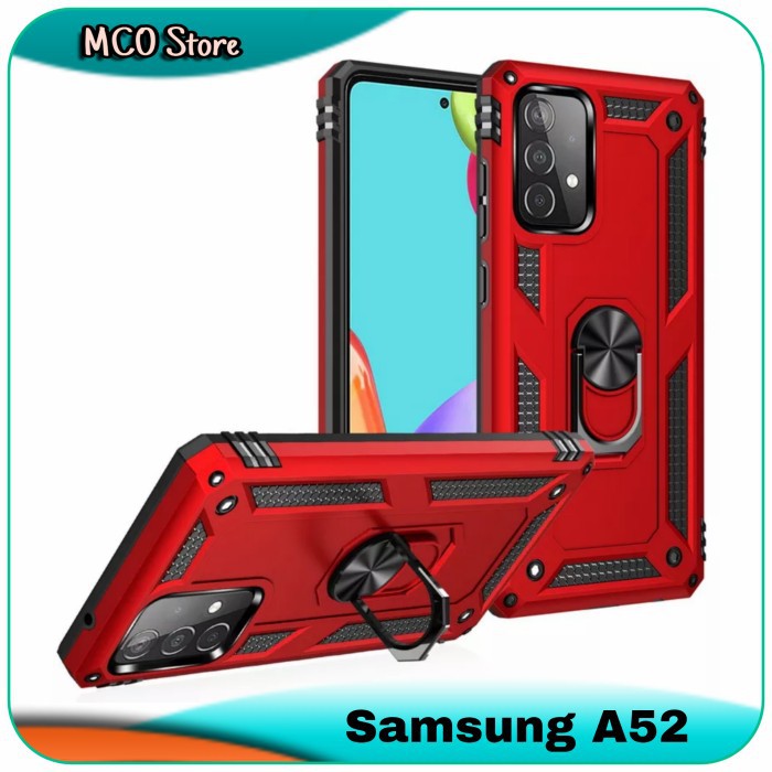 Casing Samsung Galaxy A52 A 52 Armor Heavy Duty Case Hard Cover