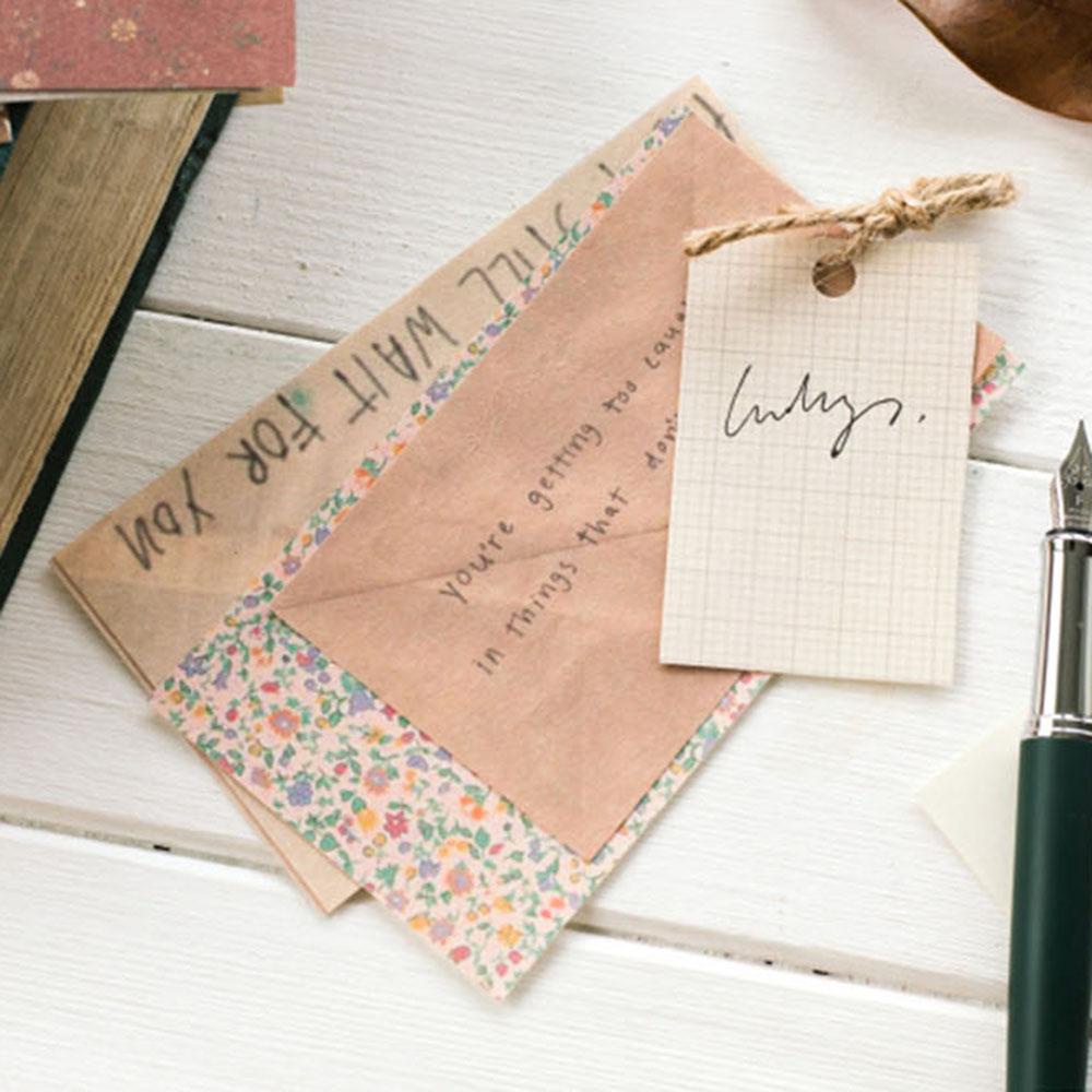 Top 60PCS Scrapbook Bahan Kertas DIY Kreatif Alat Tulis Sekolah Scrapbooking Card