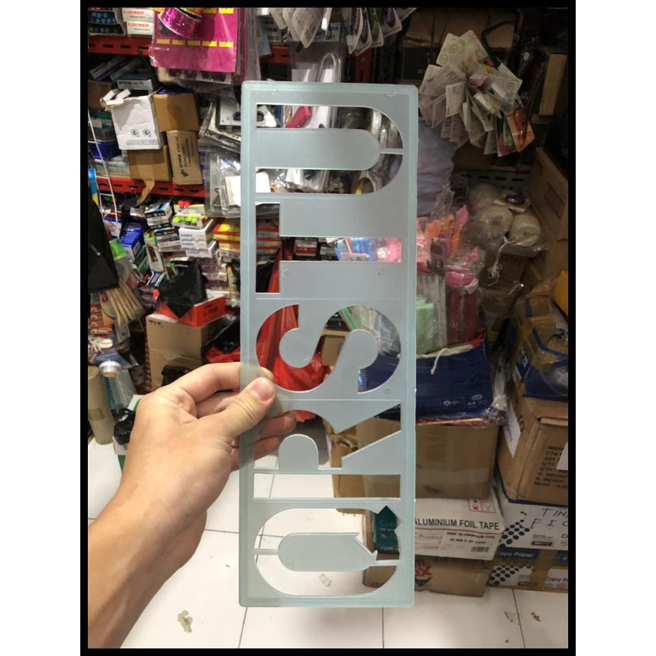Ready Stock Mal Huruf Jumbo 10 Cm Per Huruf