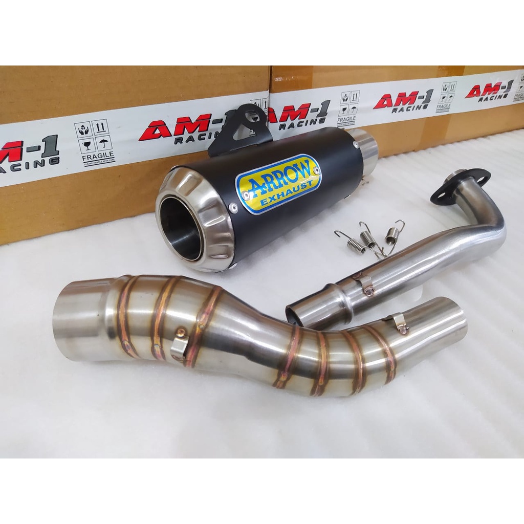 Knalpot Arrow Pro Race New Nmax Aerox Pcx Adv Beat Lexi Fazzio Gear Vario 110 125 150 160 Fi Injeksi
