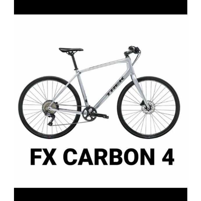 Sepeda Hybrid - Hybrid Bike Trek FX 4 Carbon Tiagra (2022)