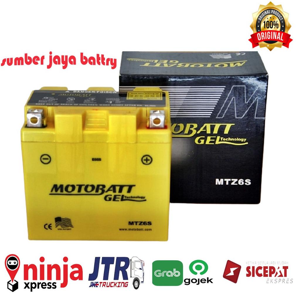 Aki MOTOR YAMAHA NMAX VESPA-S METIK VARIO 125/150 SATRIA FU AKI MOTOBATT MTZ6S AKI ORIGINAL TERLARIS